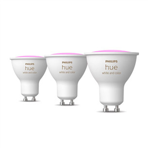 Philips Hue Smart Spotlight, white and color, GU10, 3 шт. - Умные лампы 929003666503