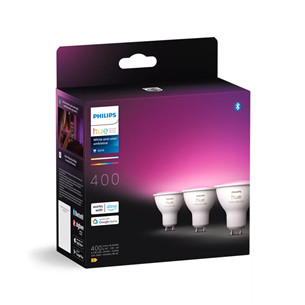 Philips Hue Smart Spotlight, white and color, GU10, 3 pc - Smart light