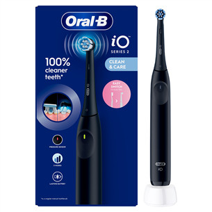 Braun Oral-B iO2, melna - Elektriskā zobu birste IO2NBLACK