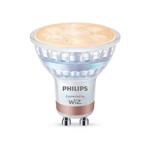 Philips Wiz Smart LED Spot, GU10, 3 gab., balta - Viedā spuldze 929003772236