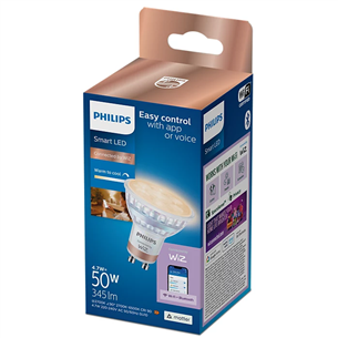 Philips Wiz Smart LED Spot, GU10, 1 pc, white - LED light