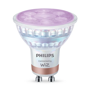 Philips Wiz Smart LED Spot Full Color, GU10, 3 шт., белый - Светодиодные лампы 929003772336