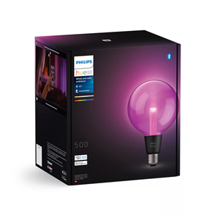 Philips Hue G125 Globe Large, E27, melna - Viedā spuldze