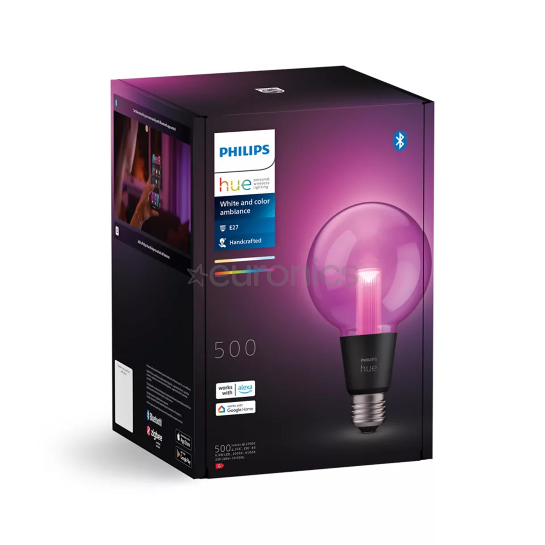 Philips Hue G95 Globe, E27, черный - Светодиодная лампа
