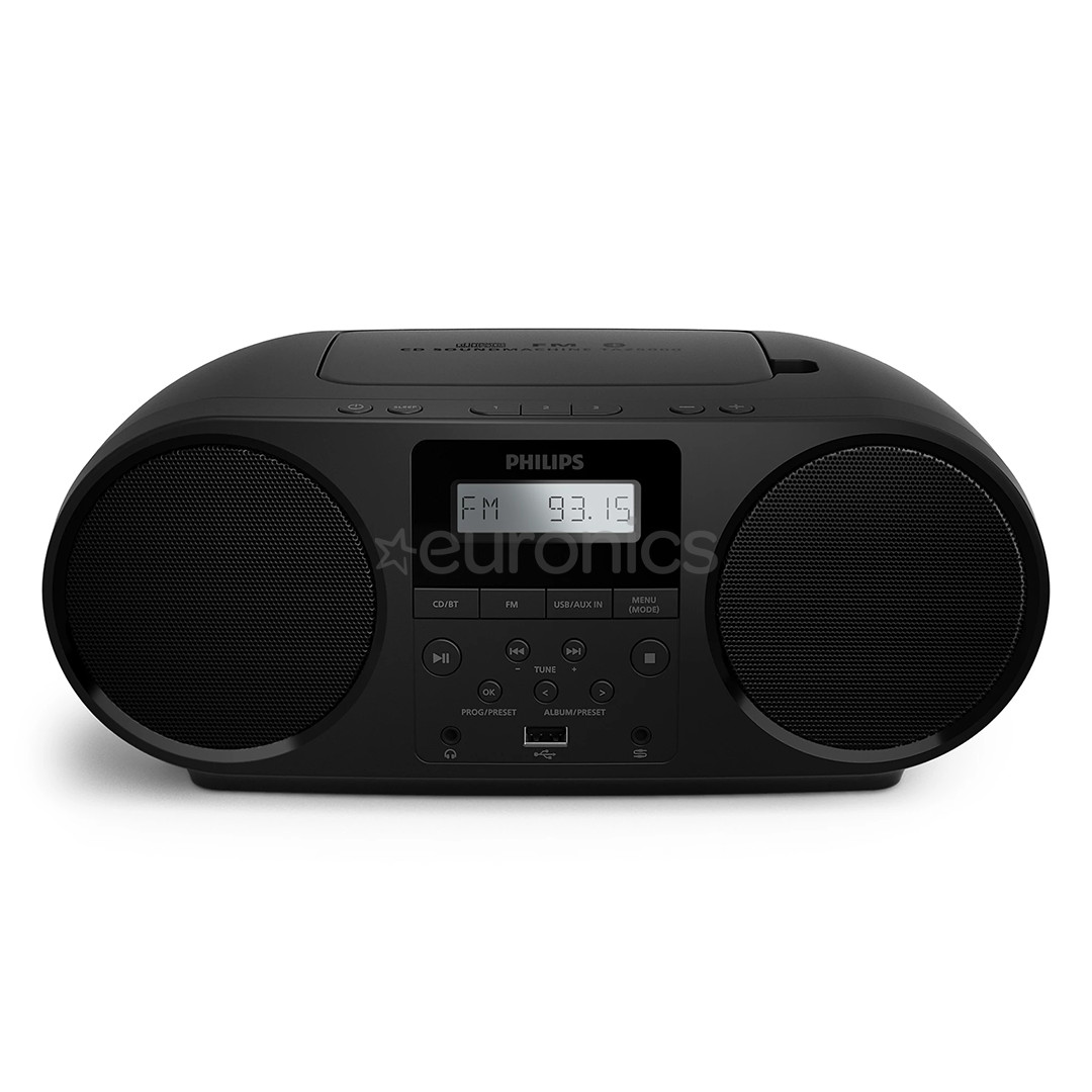 Philips CD Soundmachine TAZ5000, melna - Magnetola