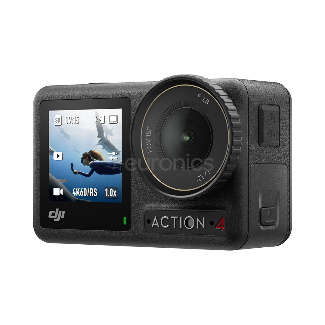 Dji Osmo Action 4 Adventure Combo, melna - Video Kameras komplekts