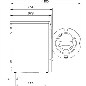 Miele WQ 1200 WPS Nova Edition, 9 kg, depth 67.8 cm, 1400 rpm - Front load washing machine