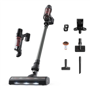 Tefal X-PERT 7.60, Animal model, melna/sarkana - Bezvadu putekļu sūcējs TY6A75