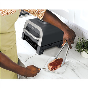 Ninja 6-in-1 MAX, 1760 W, melna/sudraba - Grils un karstā gaisa friteris
