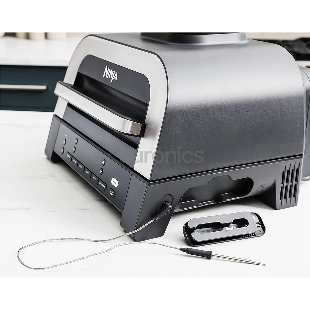 Ninja 6-in-1 MAX, 1760 W, melna/sudraba - Grils un karstā gaisa friteris