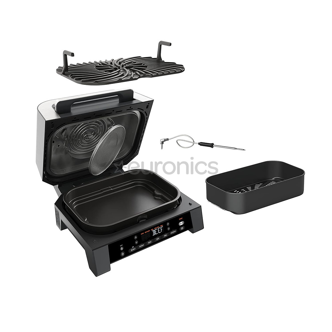 Ninja 6-in-1 MAX, 1760 W, melna/sudraba - Grils un karstā gaisa friteris