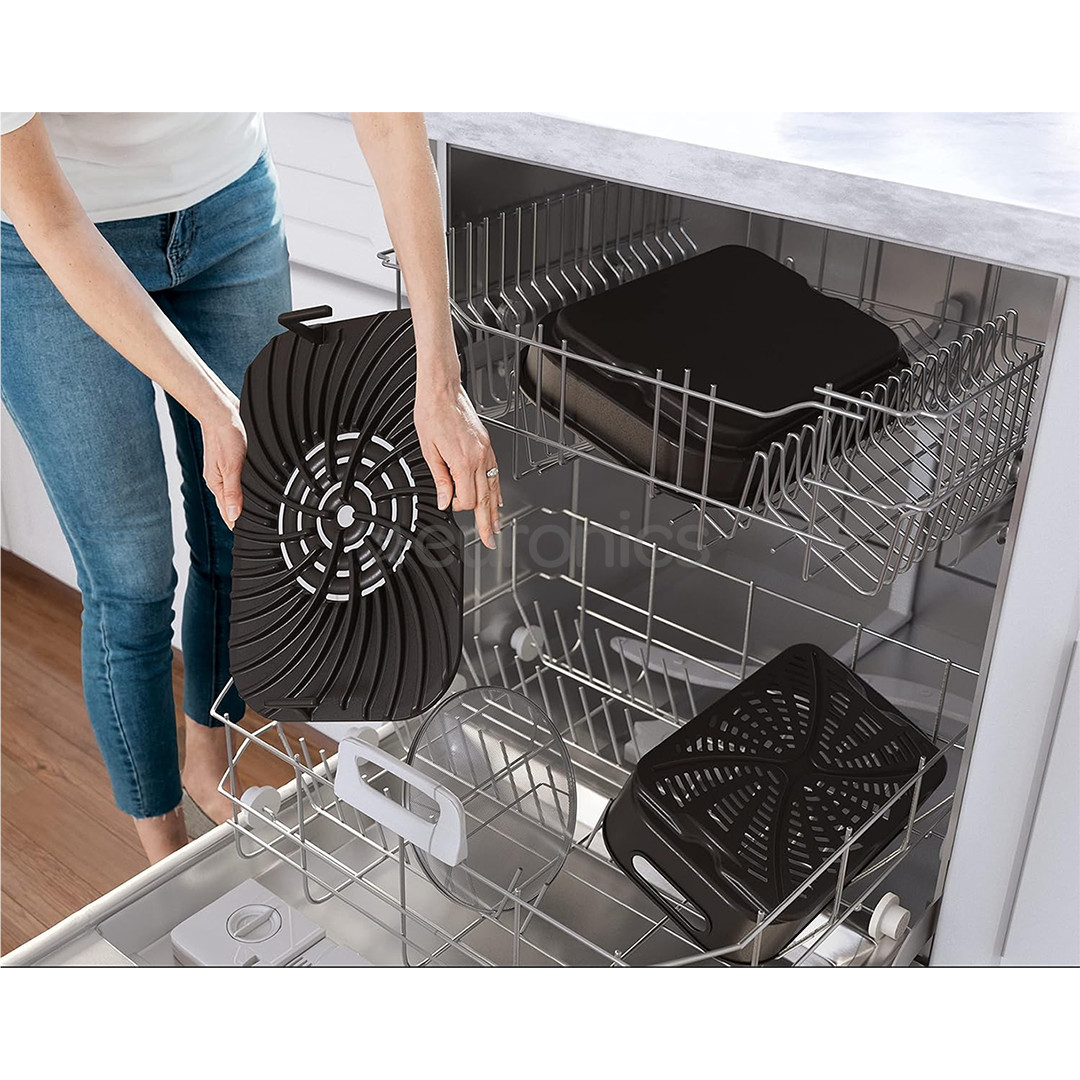 Ninja 6-in-1 MAX, 1760 W, melna/sudraba - Grils un karstā gaisa friteris