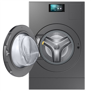 Samsung Bespoke AI Laundry Combo, 18 кг / 11 кг, глубина 87,5 см, 1000 об/мин, серый - Стирально-сушильная машина