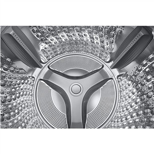 Samsung Bespoke AI Laundry Combo, 18 кг / 11 кг, глубина 87,5 см, 1000 об/мин, серый - Стирально-сушильная машина