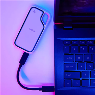 SanDisk Extreme, PlayStation 5, 2 TB, balta - Ārējais SSD cietais disks