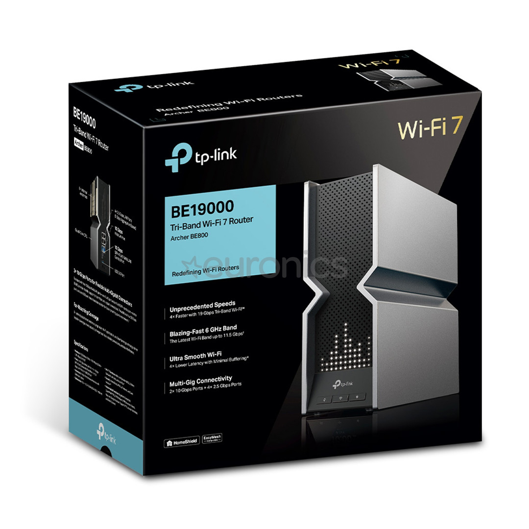 TP-Link Archer BE800, серый - Wi-Fi роутер