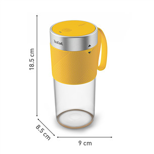 Tefal Lightmix, 300 ml, dzeltena - Portatīvais bezvadu blenderis