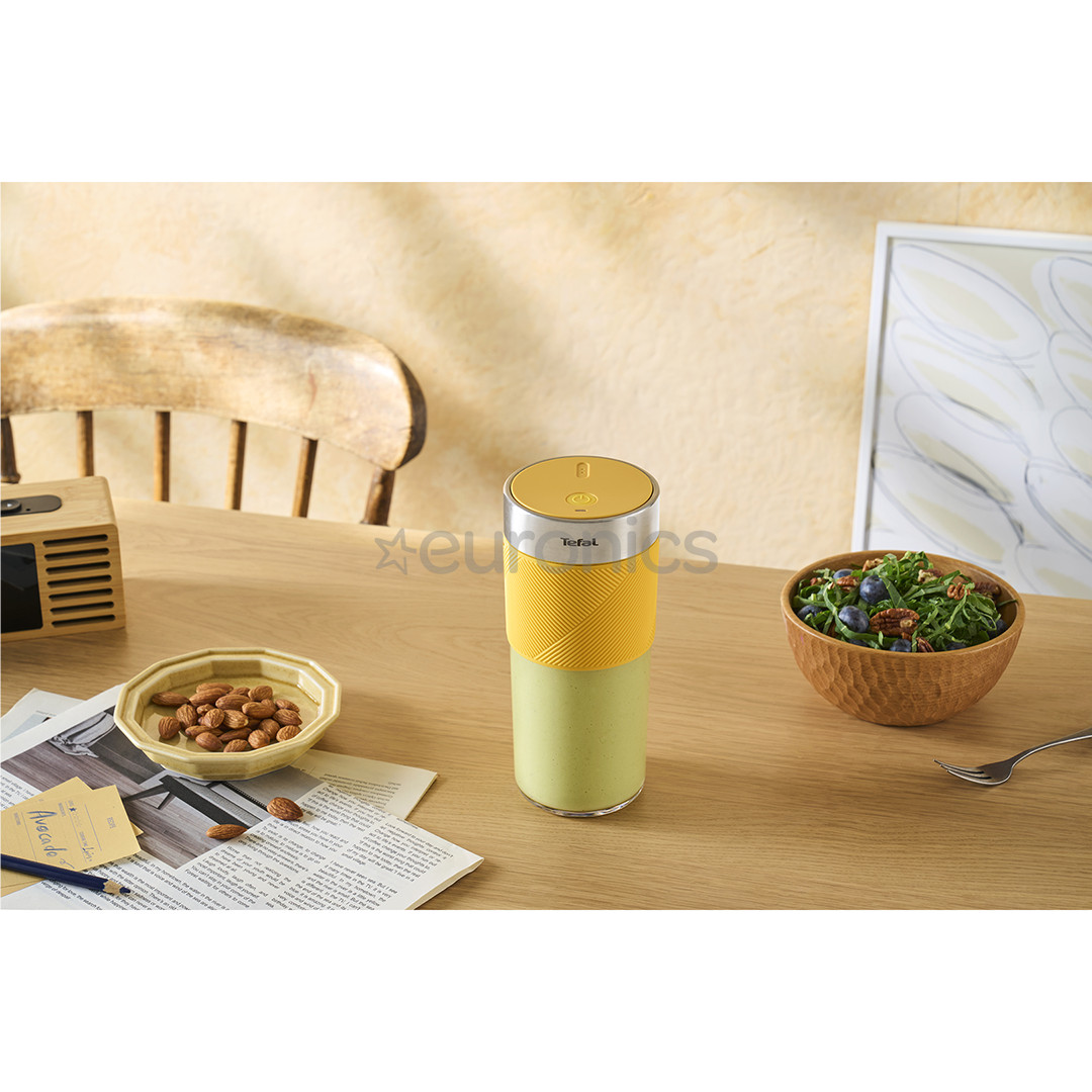 Tefal Lightmix, 300 ml, dzeltena - Portatīvais bezvadu blenderis