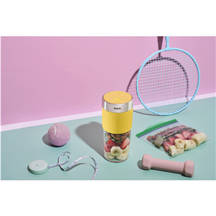 Tefal Lightmix, 300 ml, dzeltena - Portatīvais bezvadu blenderis