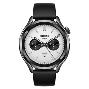 Xiaomi Watch S4, melna - Viedpulkstenis BHR9195GL
