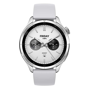 Xiaomi Watch S4, sudraba - Viedpulkstenis BHR9197GL