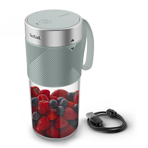 Tefal Lightmix, 300 ml, pelēka - Portatīvais bezvadu blenderis BL1C0430