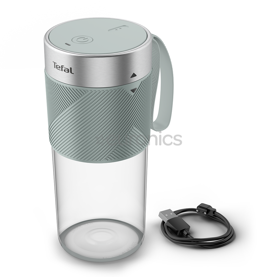Tefal Lightmix, 300 ml, pelēka - Portatīvais bezvadu blenderis