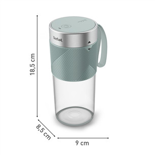 Tefal Lightmix, 300 ml, pelēka - Portatīvais bezvadu blenderis