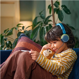 Philips TAK2000, синий - Детские наушники