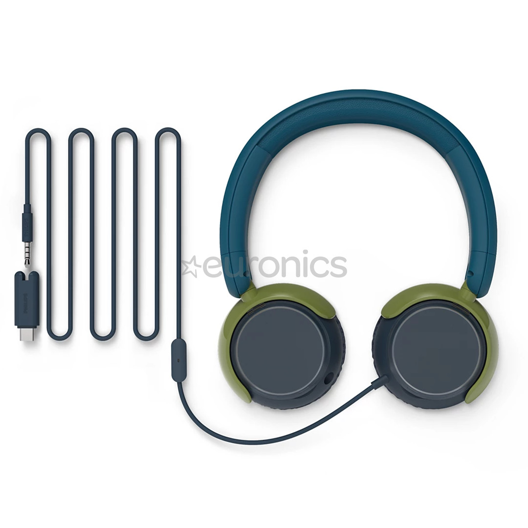 Philips TAK2000, синий - Детские наушники