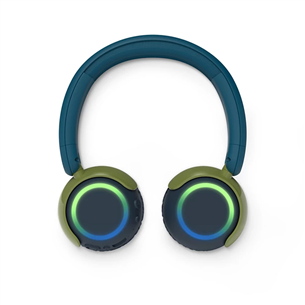 Philips TAK4200, crystal teal - Kids' wireless heaphones