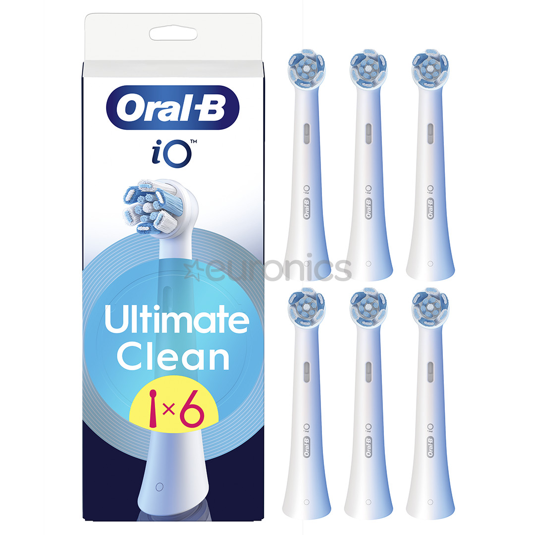 Braun Oral-B UltimateClean, 6 gab., balta - Uzgaļi elektriskajai zobu birstei