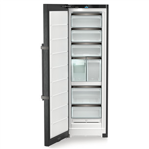 Liebherr, NoFrost, 278 L, augstums 186 cm, melna - Saldētava