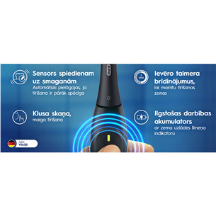 Braun Oral-B iO2, melna - Elektriskā zobu birste