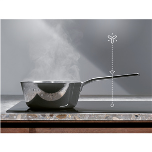 Electrolux 600 Series SaphirMatt, Hob2Hood, width 59 cm, frameless, black - Built-in induction hob