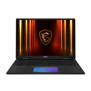 MSI Titan 18 HX, 18'', 4K UHD, Mini LED, 120 Hz, Ultra 9, 64 GB, 6 TB, RTX 5090, ENG, melna - Portatīvais dators TTN18HX-A2XWJG-492NL