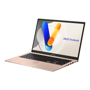 Asus Vivobook 15, 15,6'', FHD, i5, 8 GB, 512 GB, ENG, zelta - Notebook