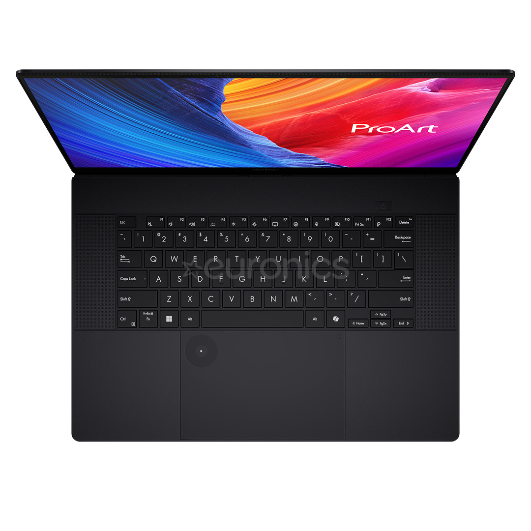 Asus ProArt P16 OLED, 16'', UHD, OLED, Ryzen AI 9, 64 GB, 2 TB, RTX 4070, W11P, melna - Portatīvais dators