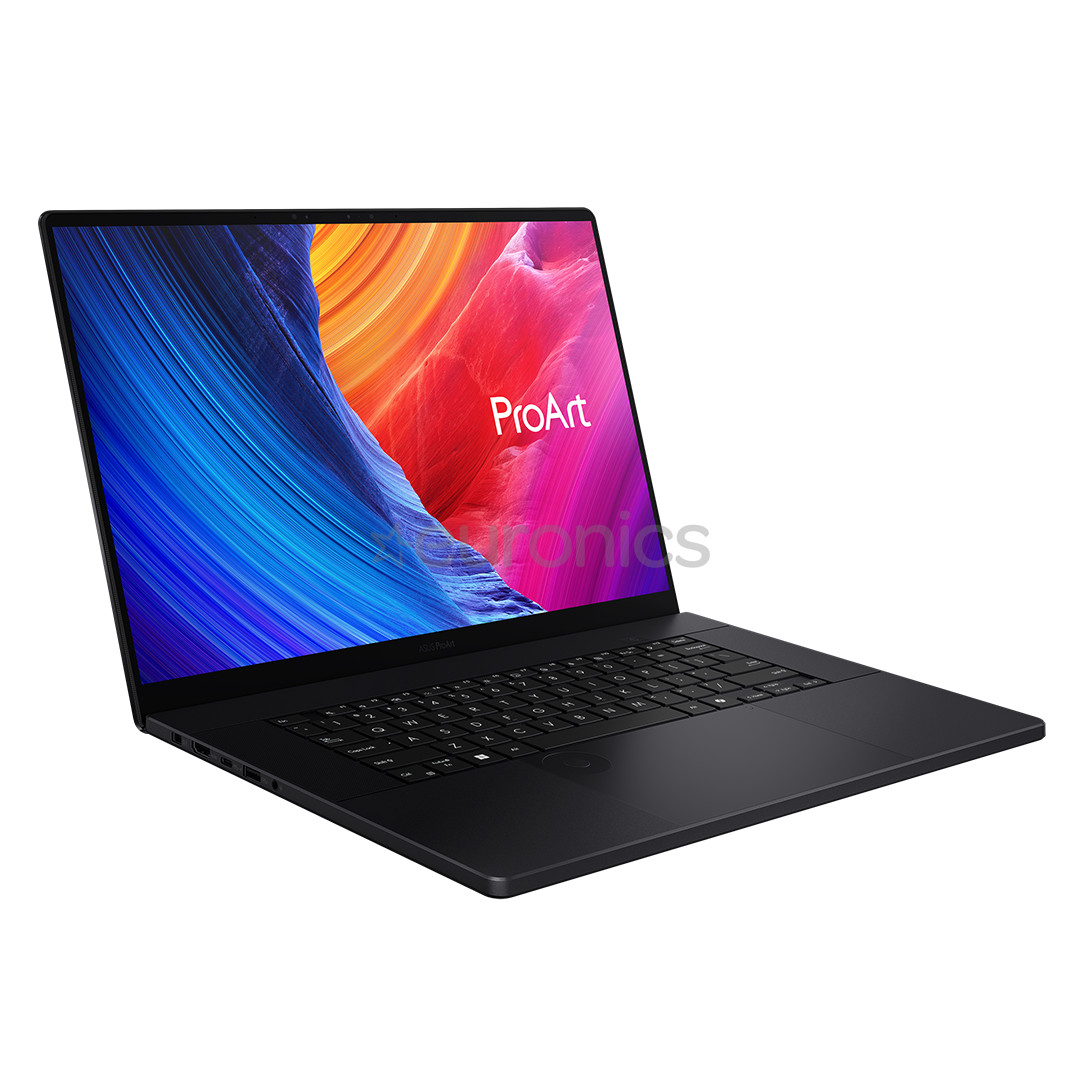 Asus ProArt P16 OLED, 16'', UHD, OLED, Ryzen AI 9, 64 GB, 2 TB, RTX 4070, W11P, melna - Portatīvais dators