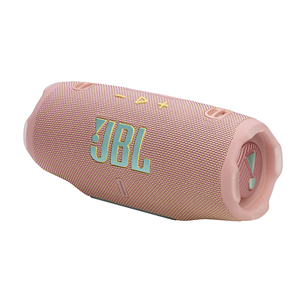 JBL Charge 6, rozā - Portatīvais bezvadu skaļrunis