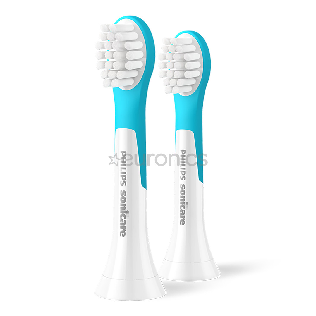 Philips For Kids, 2 gab., balta/zila - Uzgaļi elektriskajai zobu birstei