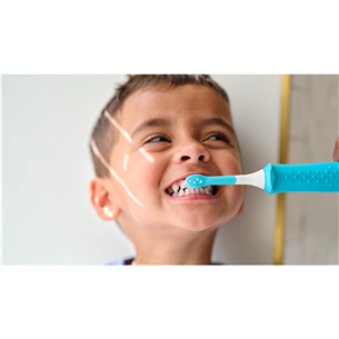 Philips For Kids, 2 gab., balta/zila - Uzgaļi elektriskajai zobu birstei