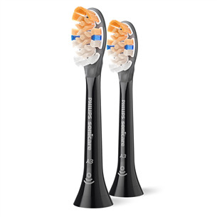 Philips Sonicare Premium All-in-One, 2 gab., melna - Uzgaļi elektriskajai zobu birstei