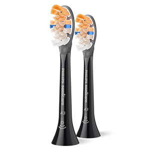 Philips Sonicare Premium All-in-One, 2 gab., melna - Uzgaļi elektriskajai zobu birstei HX9092/88