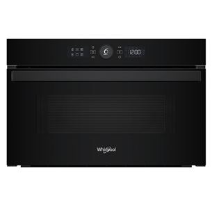 Whirlpool, 31 L, 1000 W, black - Built-in microwave oven with grill WMD44MB