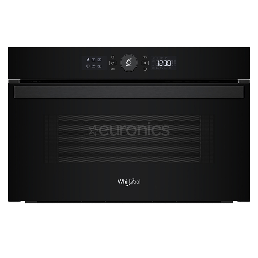 Whirlpool, 31 л, 1000 Вт, черный - Интегруемая микроволновая печь с грилем