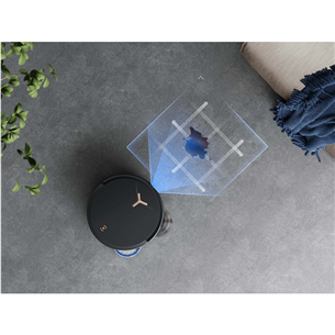 Ecovacs Deebot T50 Max Pro Omni, Wet & Dry, melna - Robots putekļu sūcējs