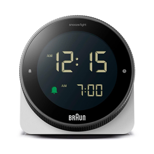Braun BC24, melna - Modinātājpulkstenis BC24W
