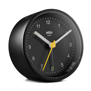 Braun BC12, melna - Modinātājpulkstenis