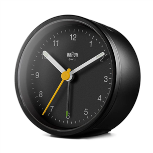 Braun BC12, melna - Modinātājpulkstenis